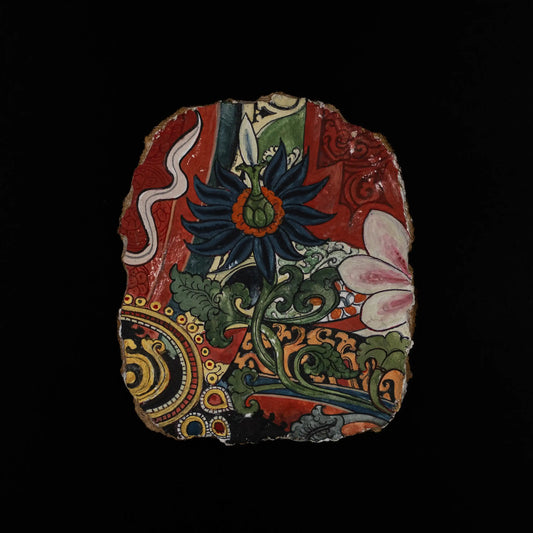 Himalayan Terma Green Tara Utpala Lotus | Pure Compassion Mineral Pigment Artwork