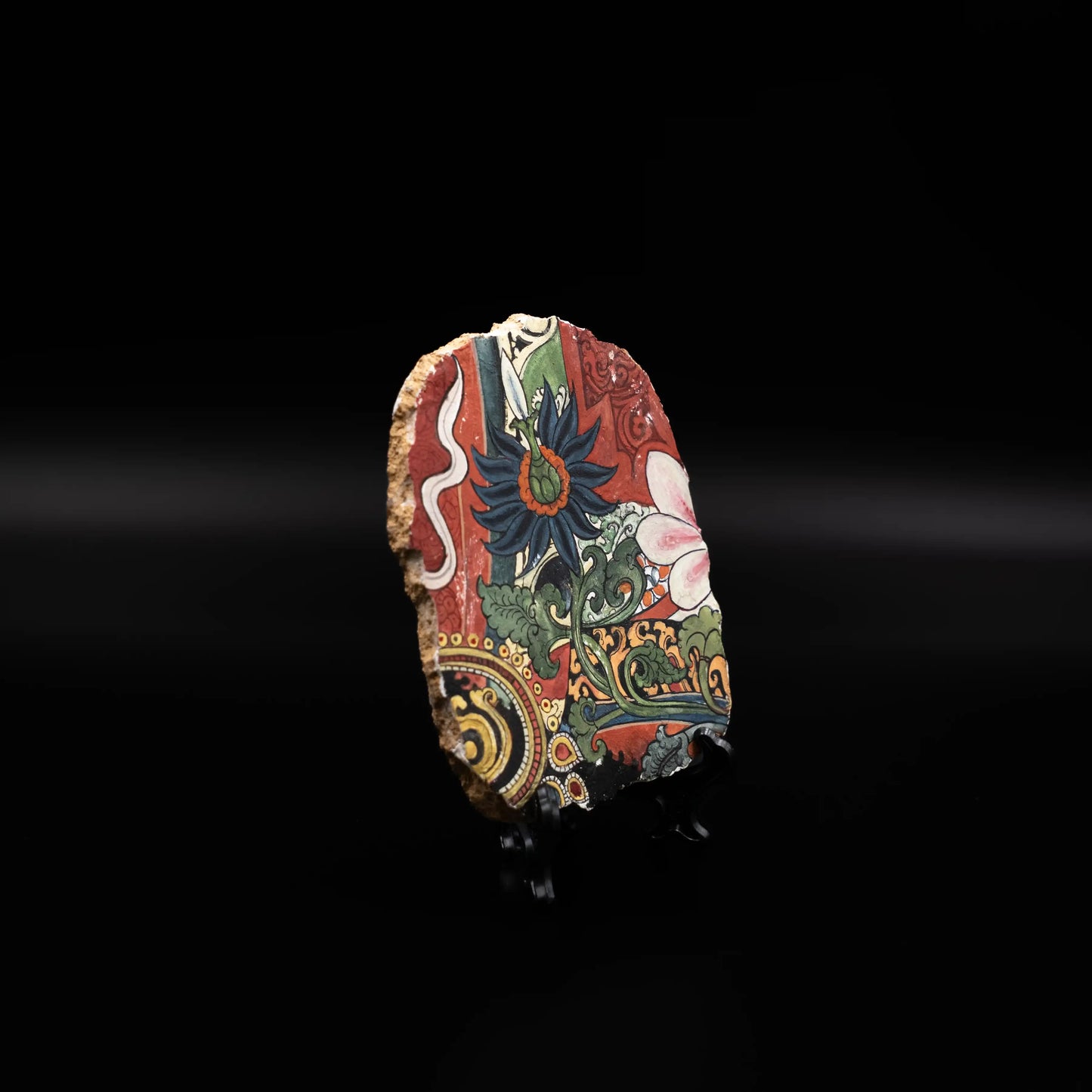 Himalayan Terma Green Tara Utpala Lotus | Pure Compassion Mineral Pigment Artwork