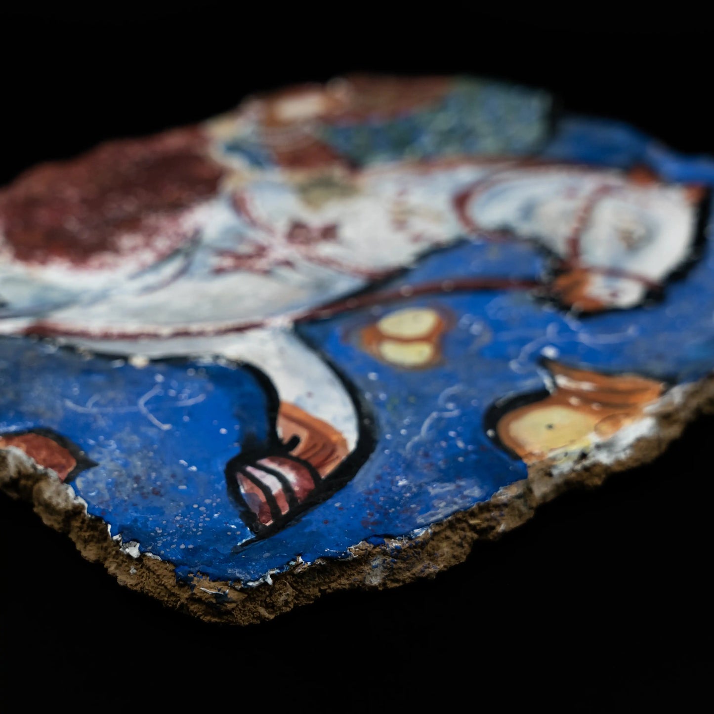 Himalayan Terma Alchi Horse Treasure | Auspicious Success Mineral Pigment Artwork