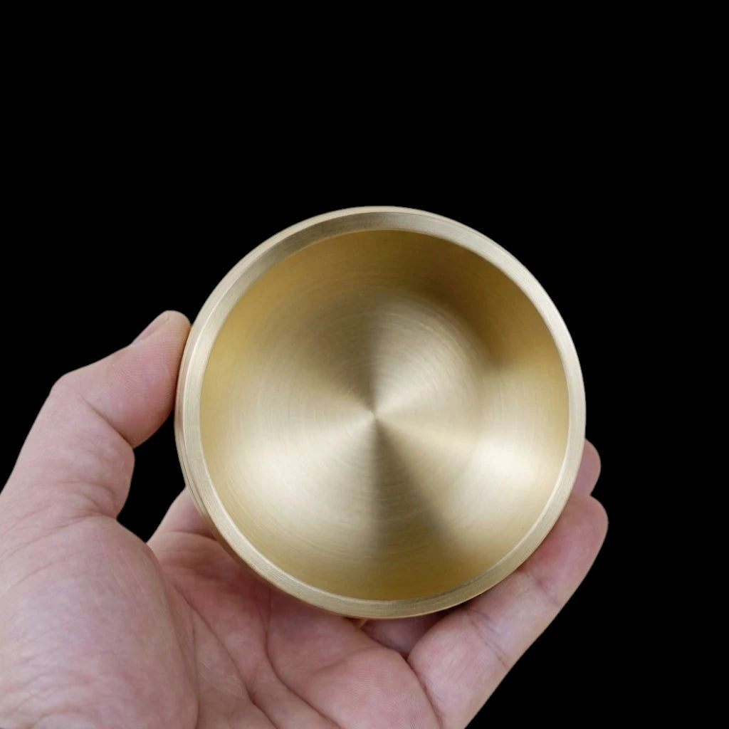 Himalayan Terma Mini Resonance Singing Bowl | Inner Harmony Pure Brass Meditation Kit