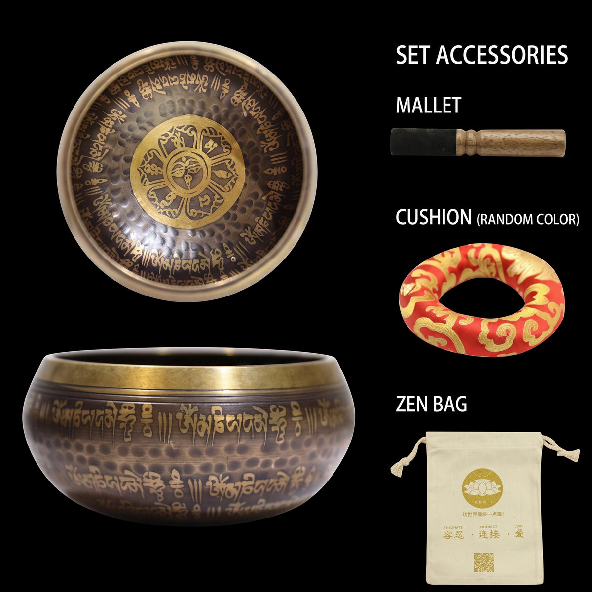 Himalayan Terma Sacred Singing Bowl | Echoes of Inner Peace Handcrafted Bronze Bowl