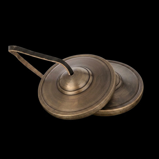 Himalayan Terma Sacred Tingsha | Echoes of Stillness Handcrafted Bronze Cymbals