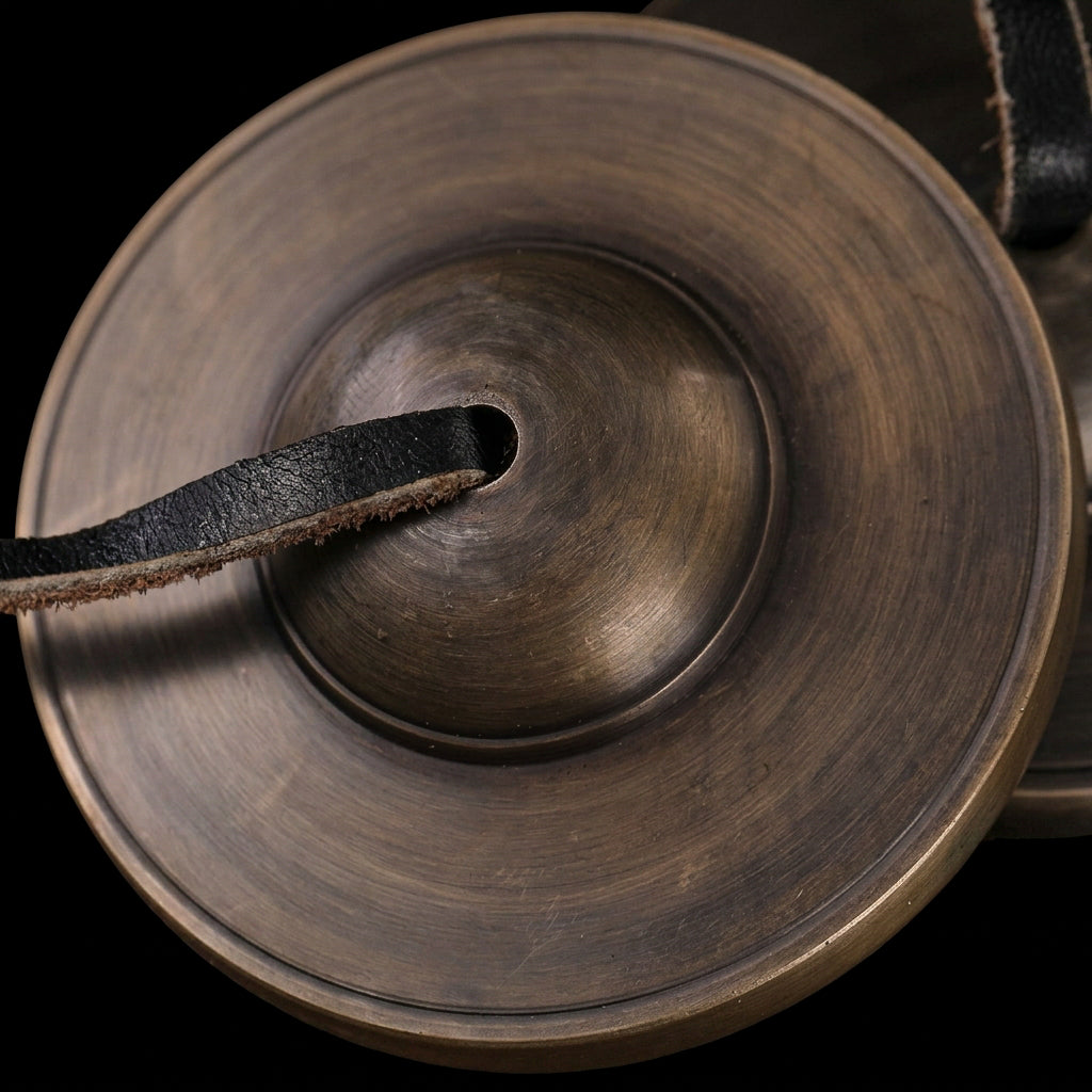Himalayan Terma Sacred Tingsha | Echoes of Stillness Handcrafted Bronze Cymbals