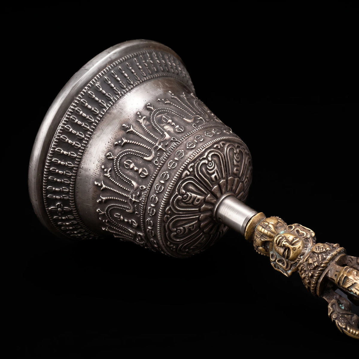 Himalayan Terma Sacred Vajra Bell Set | Echoes of Sacred Ritual Handcrafted Copper