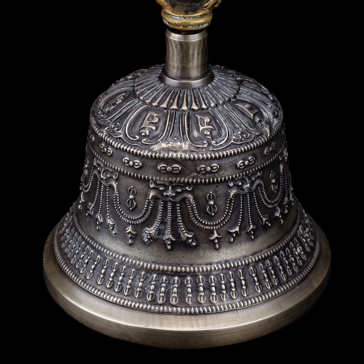 Himalayan Terma Sacred Vajra Bell Set | Echoes of Sacred Ritual Handcrafted Copper