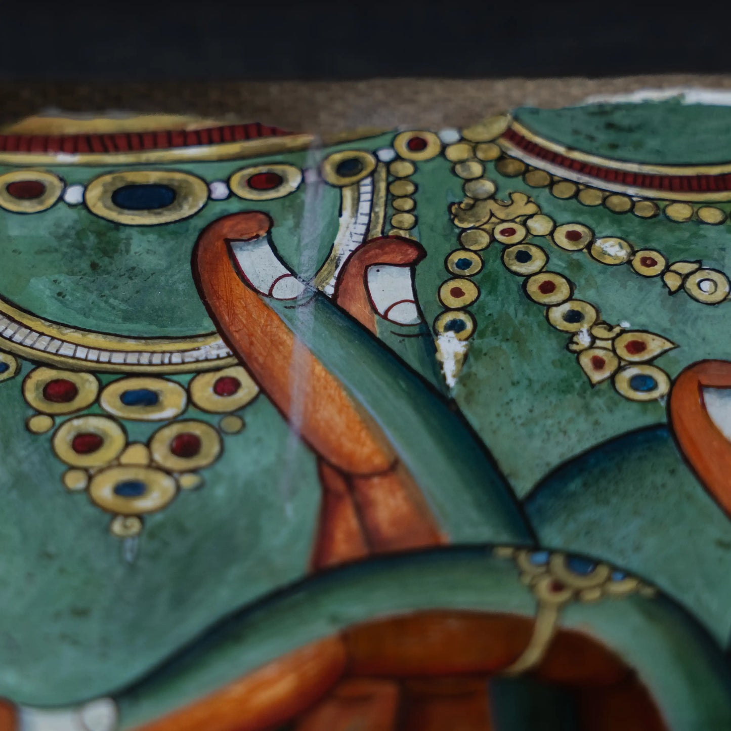 Himalayan Terma Tara Pasha Mudra | Magnetizing Mudra Mineral Pigment Artwork